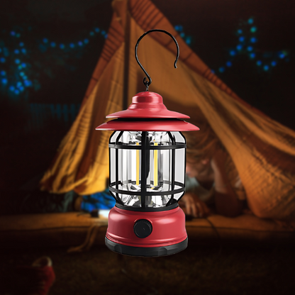 Lampe Rétro Portable - Éclairage LED Intelligent au Design Vintage, Économique en Énergie