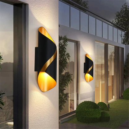 VividAura – Lampe Murale LED Élégante pour Extérieurs Chic