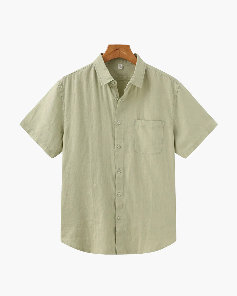 Le Cap - Chemise en Lin à Manches Courtes Élégante