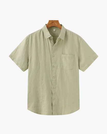 Le Cap - Chemise en Lin à Manches Courtes Élégante