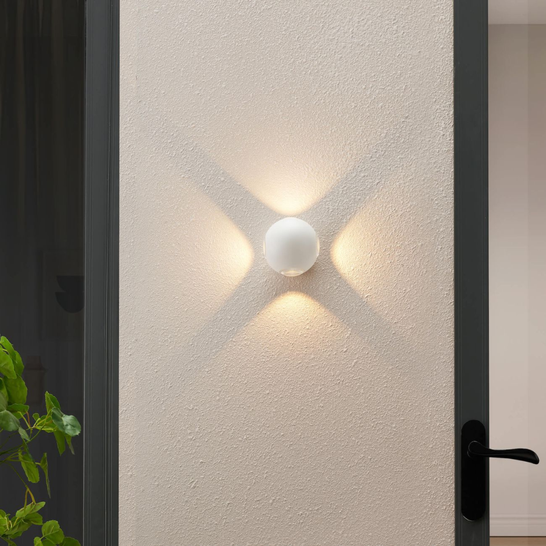 ZENNIX Lampe Murale Moderne Étanche - Élégante pour Intérieur et Extérieur