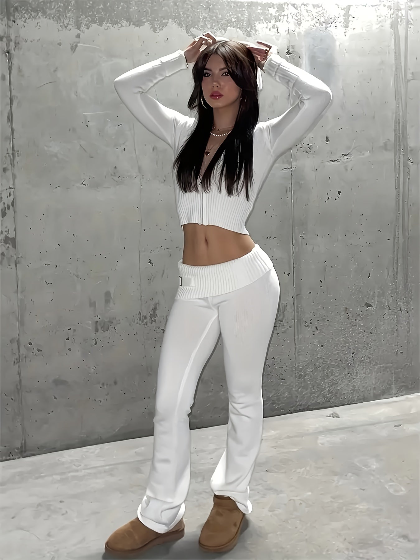 MIRA | Ensemble doux en tricot à deux pièces pour un confort optimal - Luviera Fashion