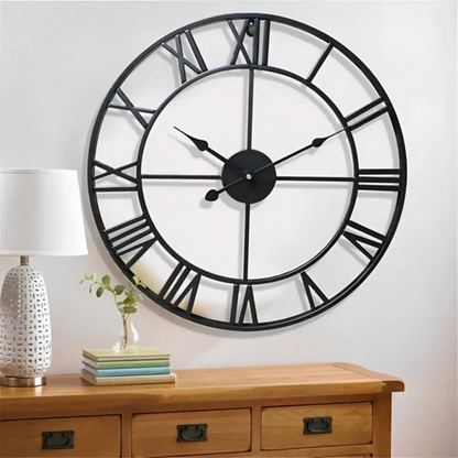 Grande Horloge Murale au Design Moderne Exclusif Framer