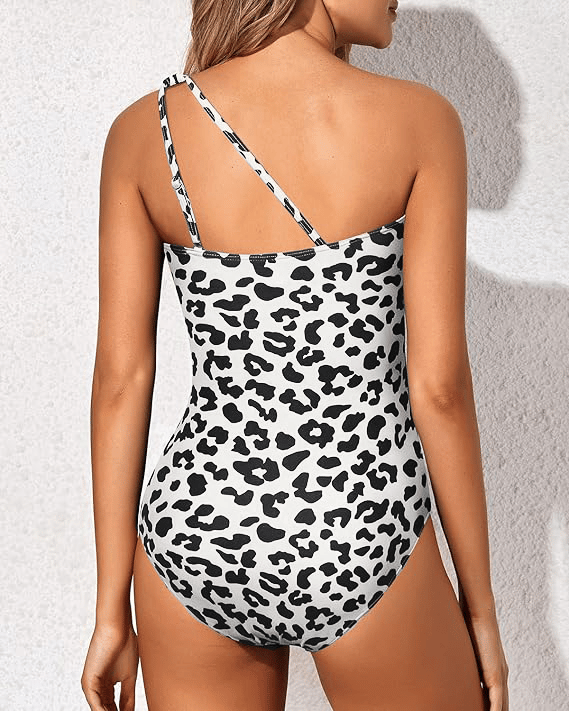 Maillot de bain femme asymétrique avec maintien du ventre – Modèle Valeria