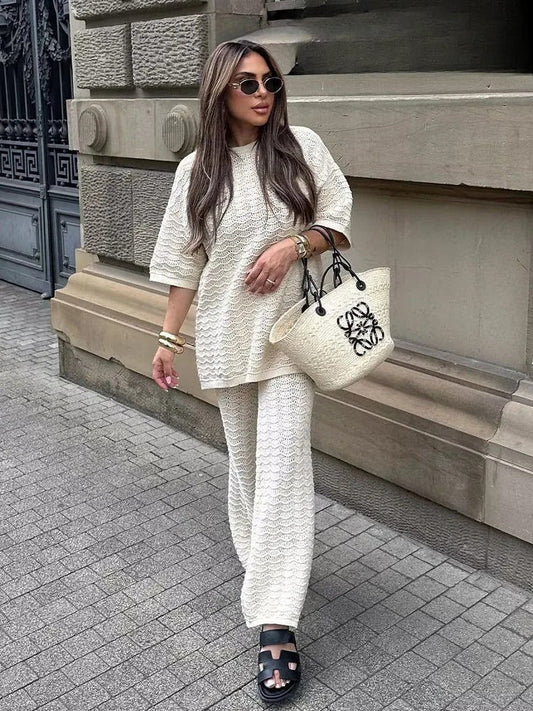 LÉA | Ensemble deux pièces raffiné pour une allure sophistiquée - Luviera Fashion