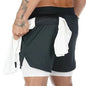 Felix 2-en-1 Shorts de Sport d'Été pour Hommes