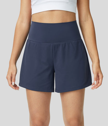 Mirabella - Shorts de Fitness Femme Taille Haute, Respirants et à Séchage Rapide