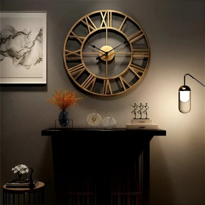 Grande Horloge Murale au Design Moderne Exclusif Framer