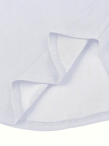 Arnhold | T-shirt homme à décolleté en V profond texturé