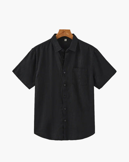 Le Cap - Chemise en Lin à Manches Courtes Élégante