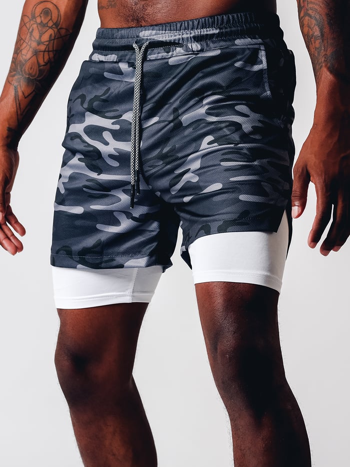 Felix 2-en-1 Shorts de Sport d'Été pour Hommes