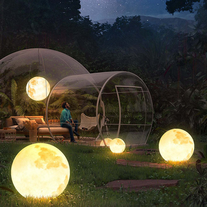 Lampe de Jardin Solaire - Éclairage LED Moderne pour Extérieur en Métal Doré