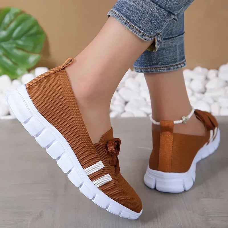 KASSANDRA |Baskets Femme en Tricot Aéré - Luviera Fashion