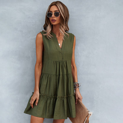 Robe d'été enjouée à silhouette décontractée – Elin