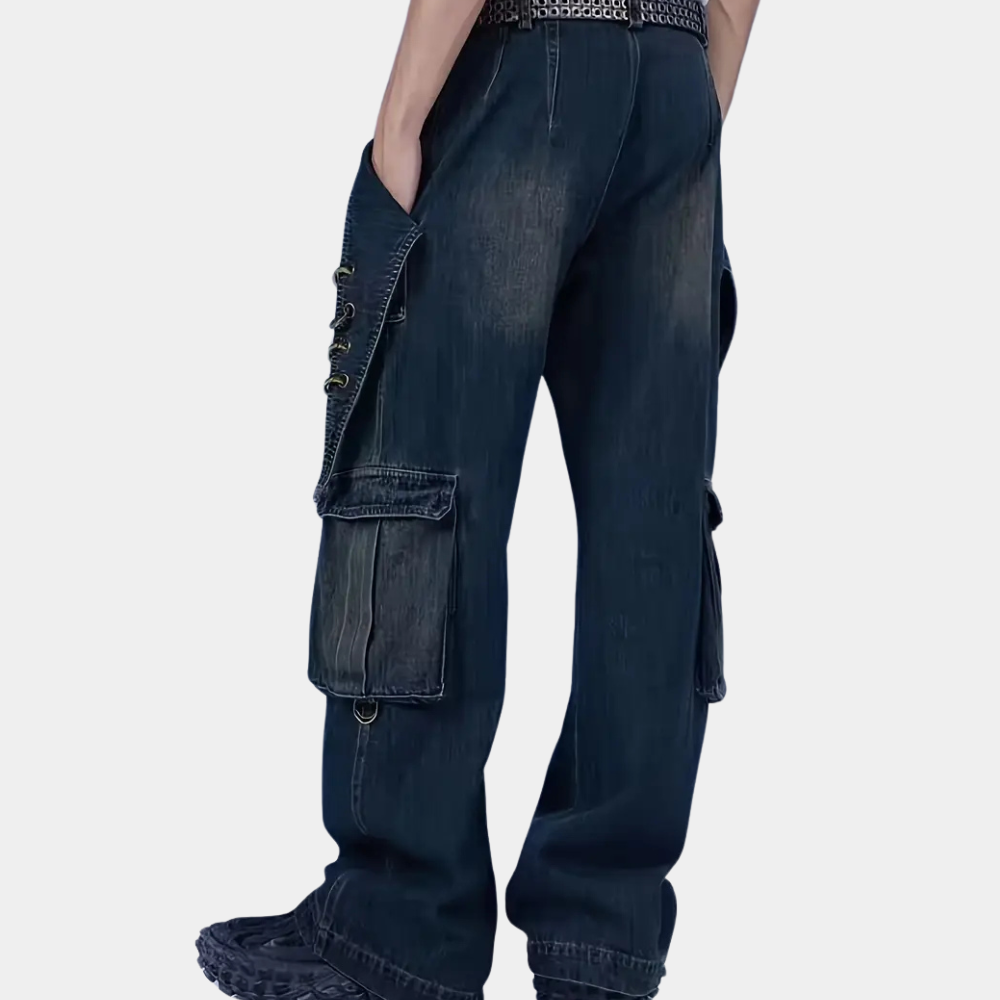 MATHIS | Pantalon en denim chic - Luviera Fashion