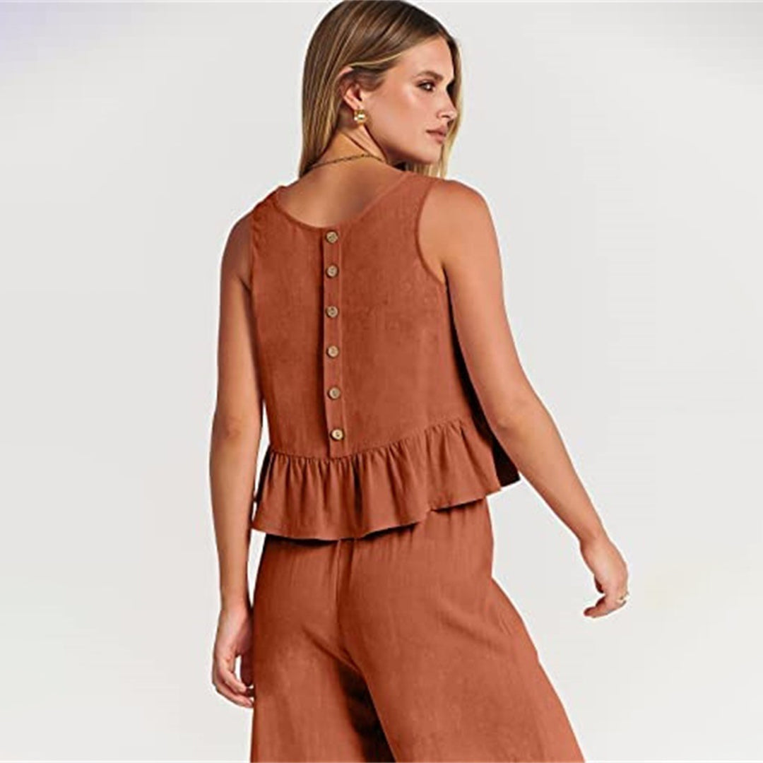 ALINA - Ensemble d'été à deux pièces pour les journées ensoleillées