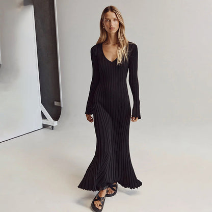 ALÉNA | Robe Femme en Tricot Douce - Luviera Fashion