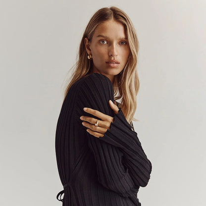 ALÉNA | Robe Femme en Tricot Douce - Luviera Fashion