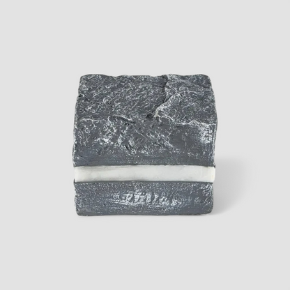 Lampes de Jardin Solaires Étanches - Lampes LED Carrées en Pierre au Design Moderne