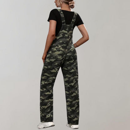 MAELIE | Jumpsuit tendance avec motif camouflage - Luviera Fashion
