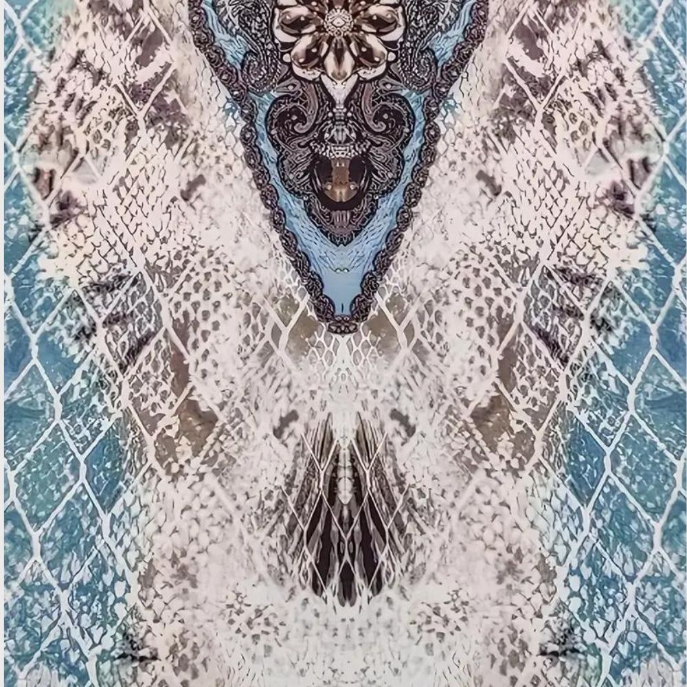 NINA | Robe d'été fluide à col en V et bretelles fines - Luviera Fashion