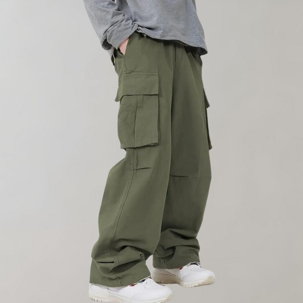LÉONELIS | Pantalon cargo large et tendance - Luviera Fashion