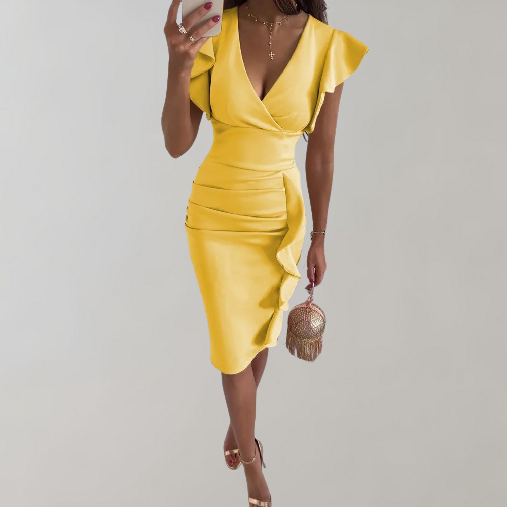 LENA | Robe estivale à imprimé floral pour femmes - Luviera Fashion