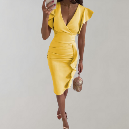 LENA | Robe estivale à imprimé floral pour femmes - Luviera Fashion