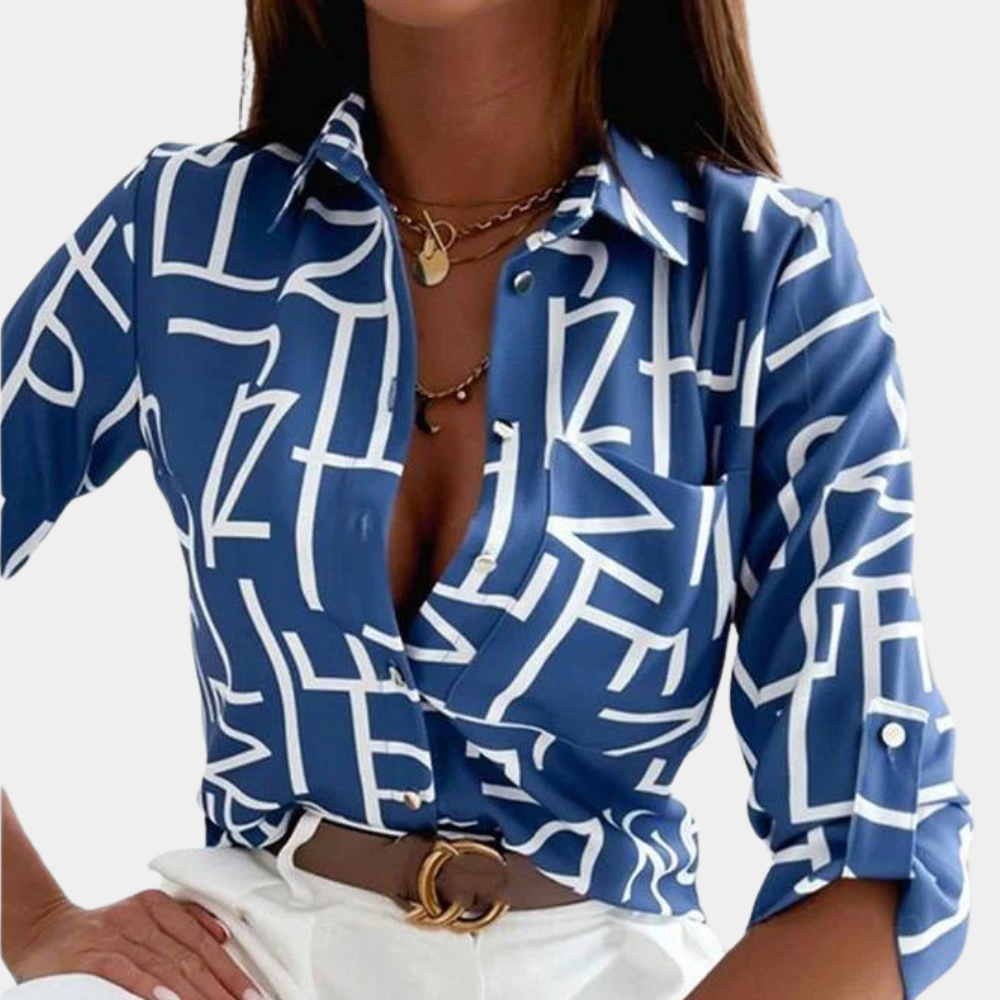 ANGÉLIQUE | Chemisier stylé et impeccable pour femme - Luviera Fashion