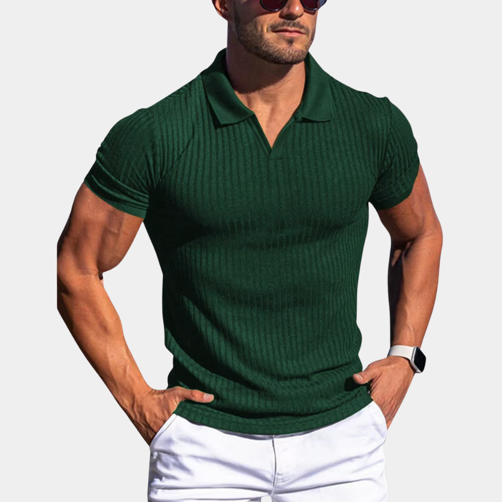 MATHIS | Polo de luxe léger pour homme - Luviera Fashion