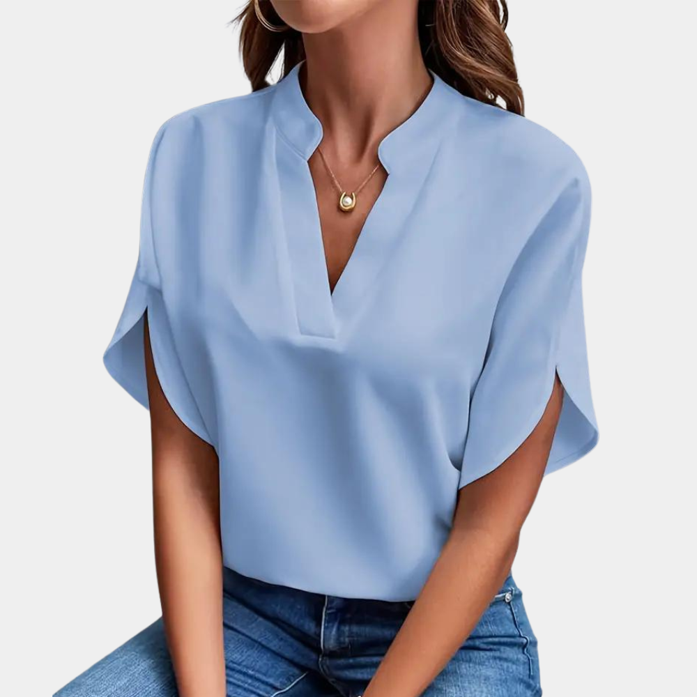 SOPHIE | Blouse minimaliste et raffinée pour femme - Luviera Fashion