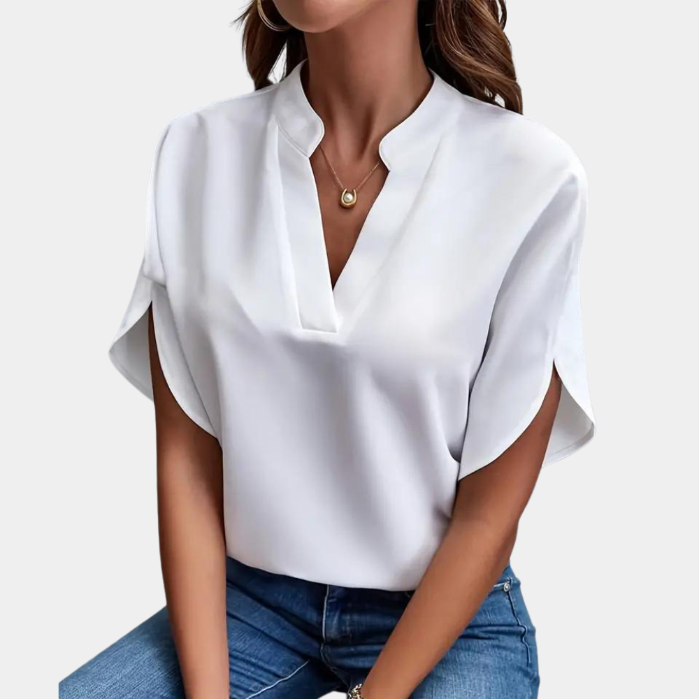 SOPHIE | Blouse minimaliste et raffinée pour femme - Luviera Fashion