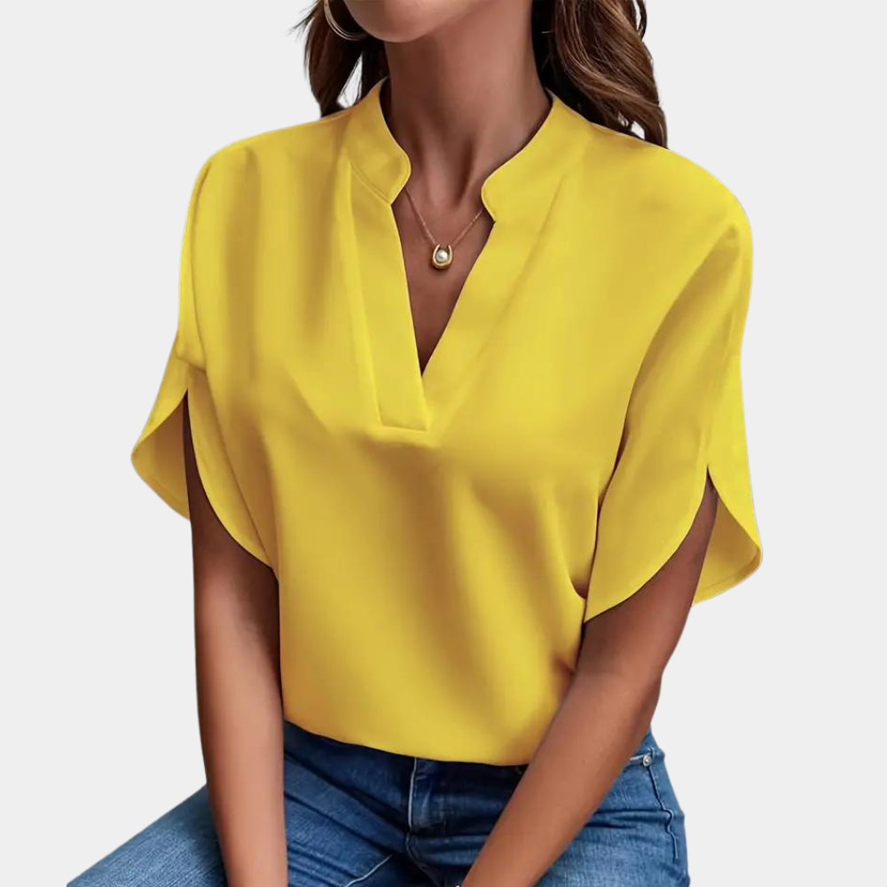 SOPHIE | Blouse minimaliste et raffinée pour femme - Luviera Fashion