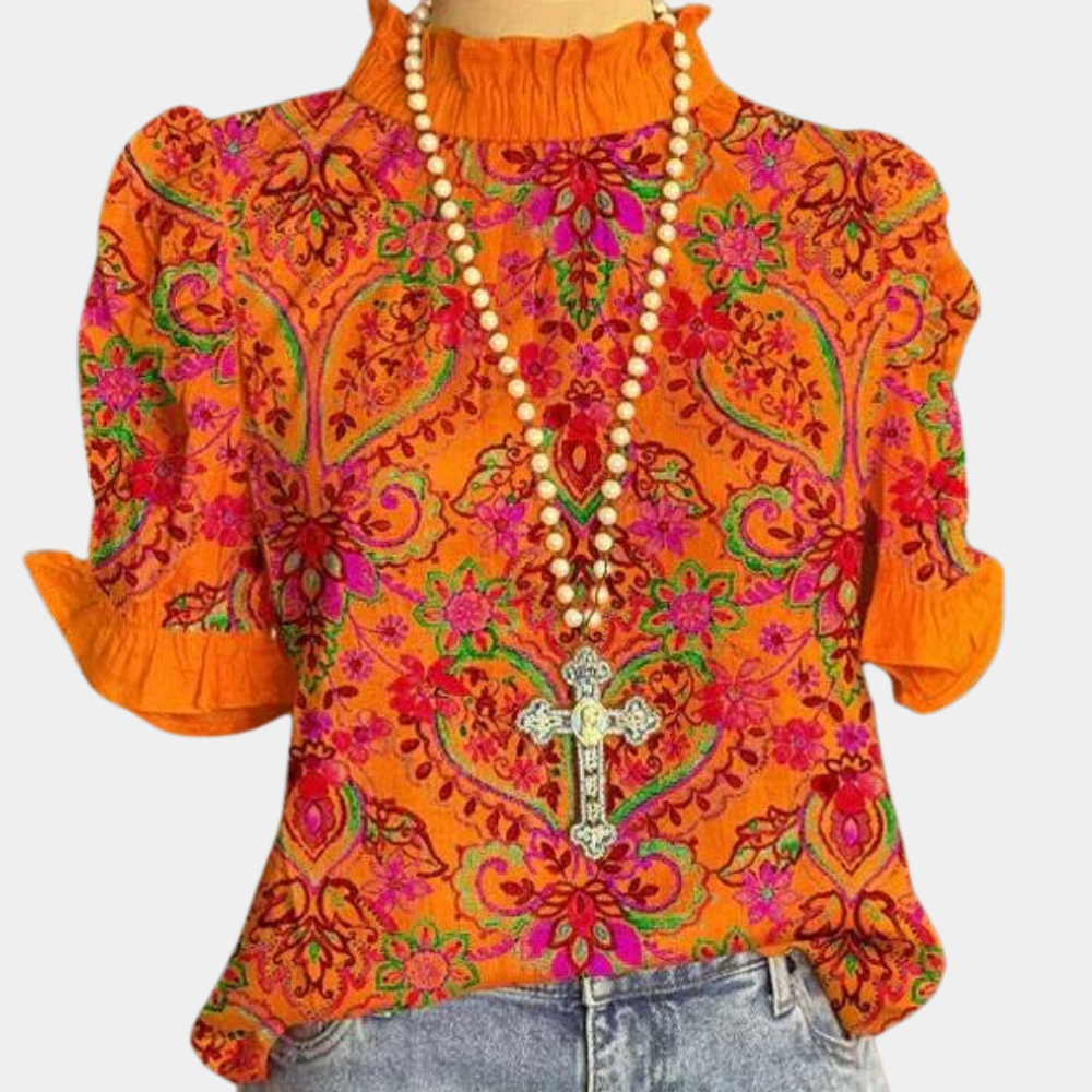 SERENA | Blouse raffinée avec une coupe fluide