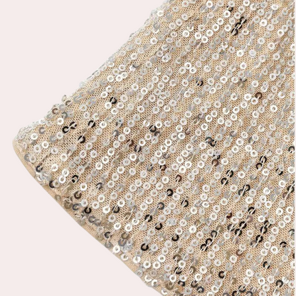 LIVIA | Top glamour avec détails brillants