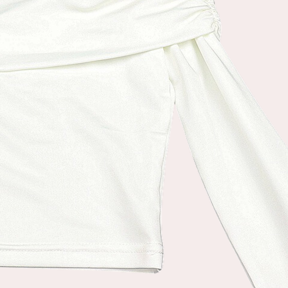 Blouse Femme Élégante à Manches Longues