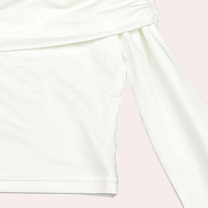 Blouse Femme Élégante à Manches Longues