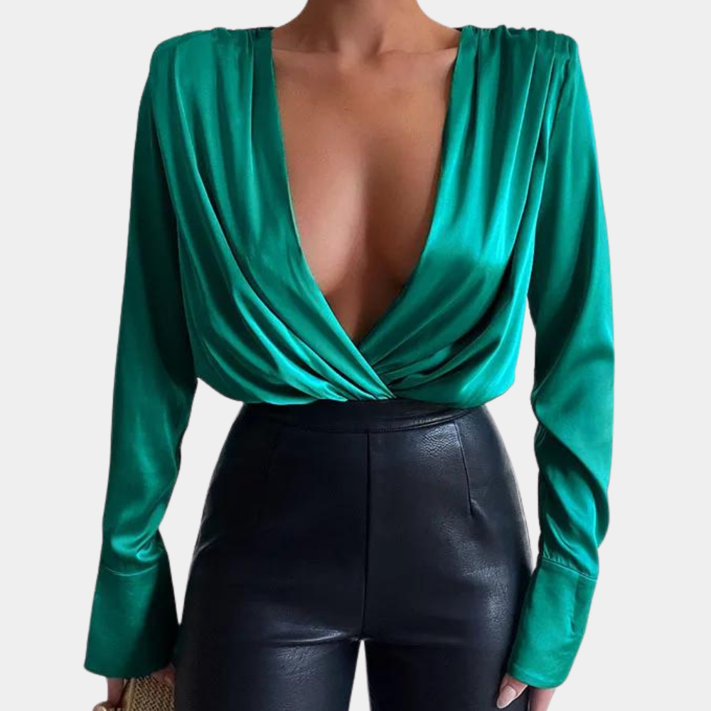 Bellamy - Élégante Blouse à Manches Longues pour Femmes