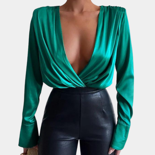 Bellamy - Élégante Blouse à Manches Longues pour Femmes