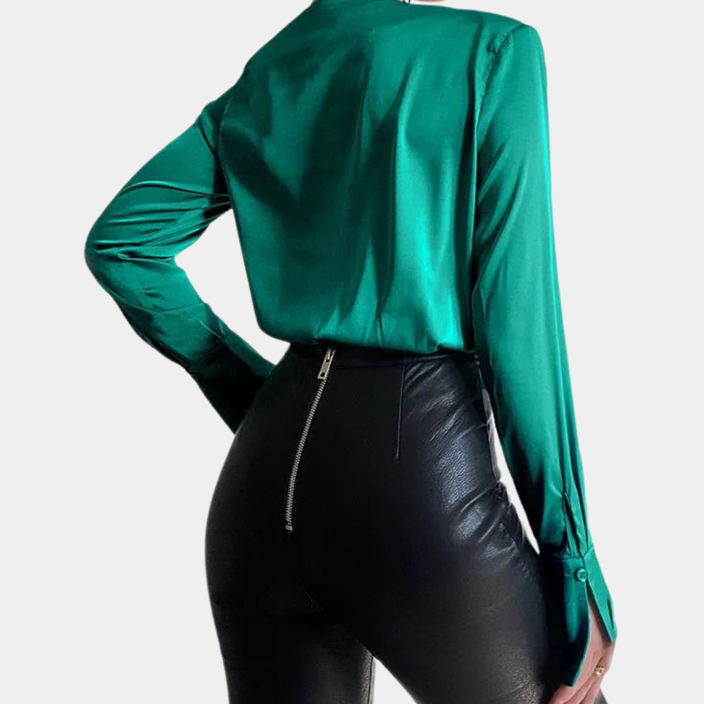 Bellamy - Élégante Blouse à Manches Longues pour Femmes