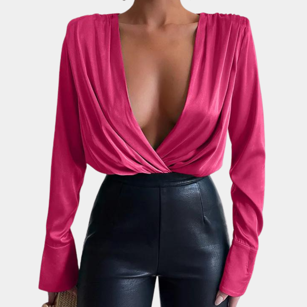 Bellamy - Élégante Blouse à Manches Longues pour Femmes