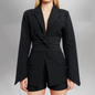 Thalassa - Élégant blazer d'été pour femmes avec ceinture