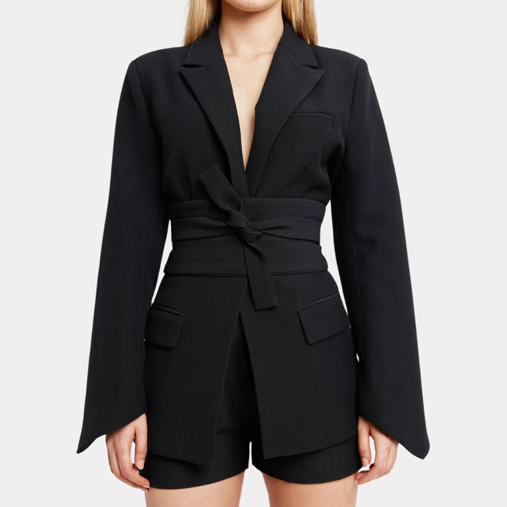 Thalassa - Élégant blazer d'été pour femmes avec ceinture