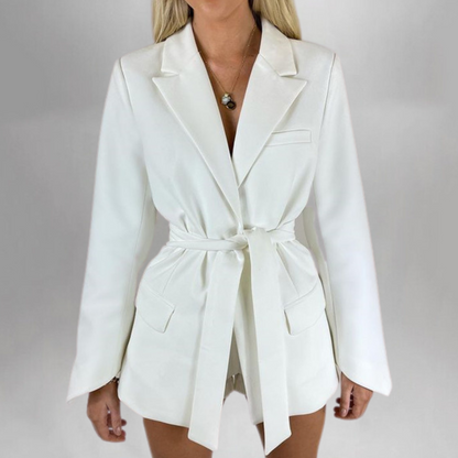 Thalassa - Élégant blazer d'été pour femmes avec ceinture