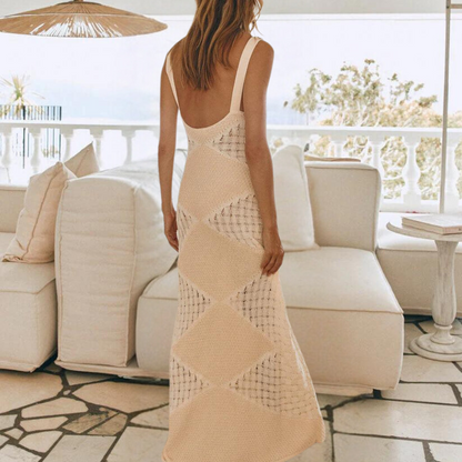 MIRELLA | Robe en tricot longue et stylée pour femme - Luviera Fashion