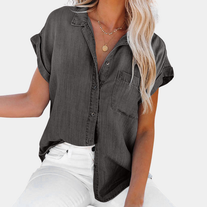 Blouse en jean moderne pour femmes Shaloni