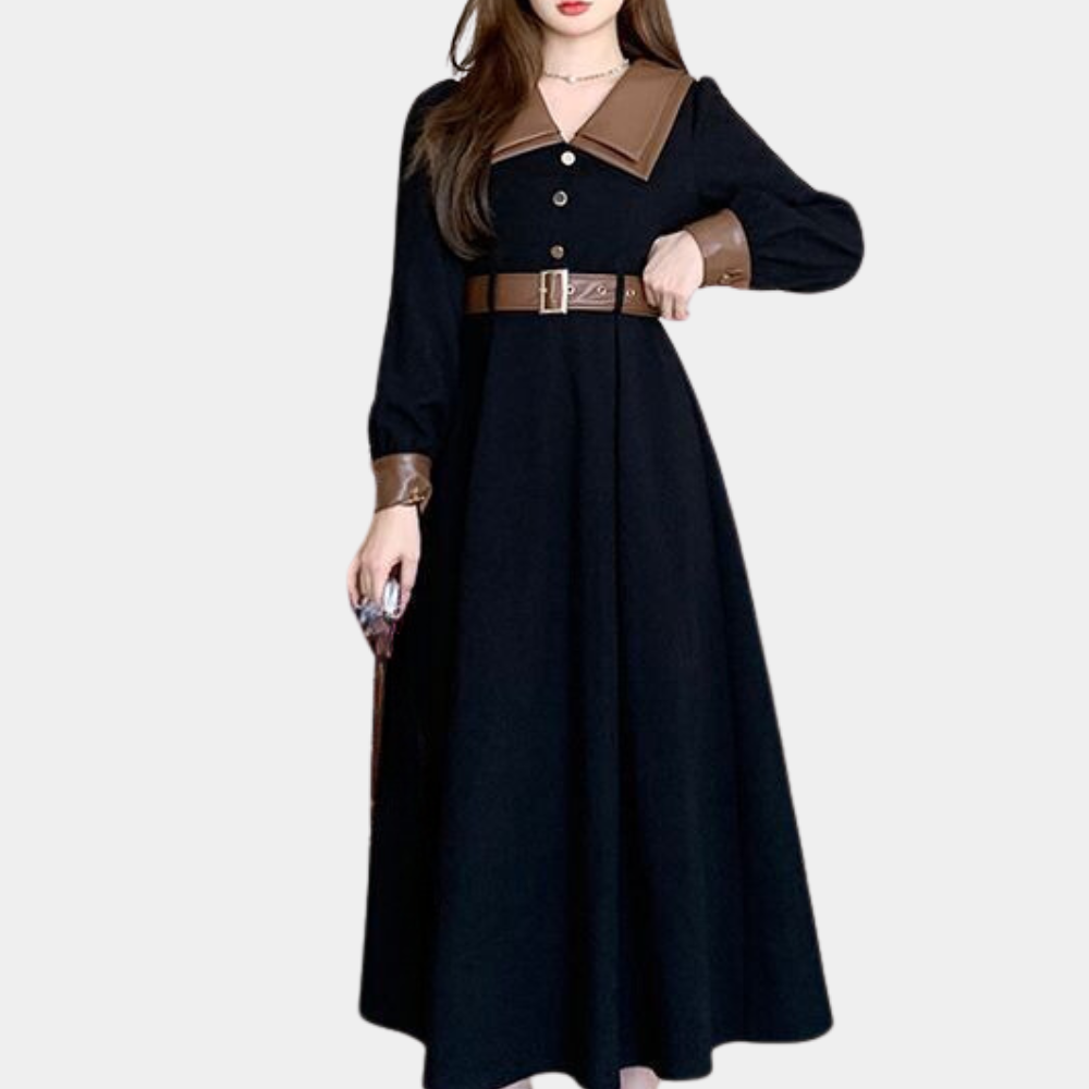 MAUD | Robe chic avec ceinture pour un look raffiné