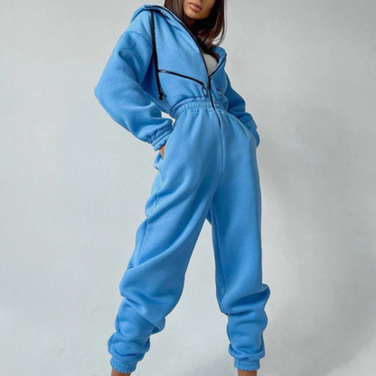 LINA | Combinaison confortable et pratique avec capuche - Luviera Fashion