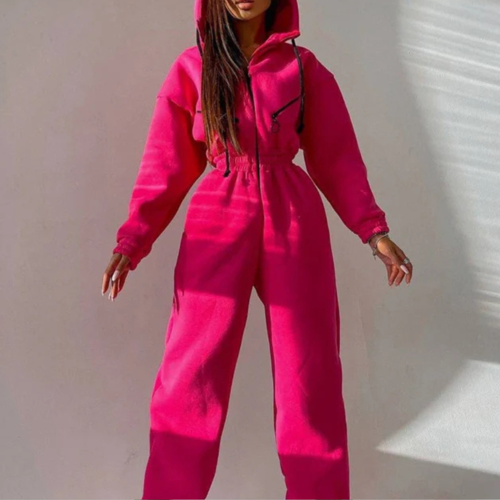 LINA | Combinaison confortable et pratique avec capuche - Luviera Fashion
