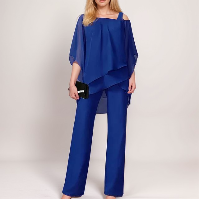 Wioletta | Blouse à volants et pantalon à ruches